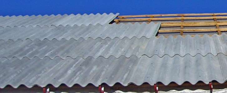 ремонт шиферной крыши частного дома