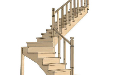 Расчет угла наклона лестницы